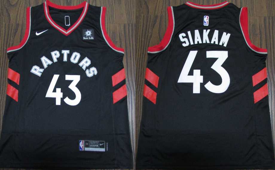 Raptors 43 Pascal Siakam Black Nike Swingman Jersey1,We sell and wholesale Raptors 43 Pascal Siakam Black Nike Swingman Jersey1 on line form chian!